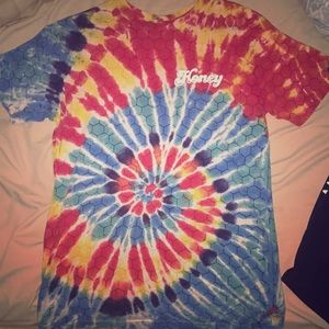 Tie Dye Honey Brand Short Sleeve Shirt
